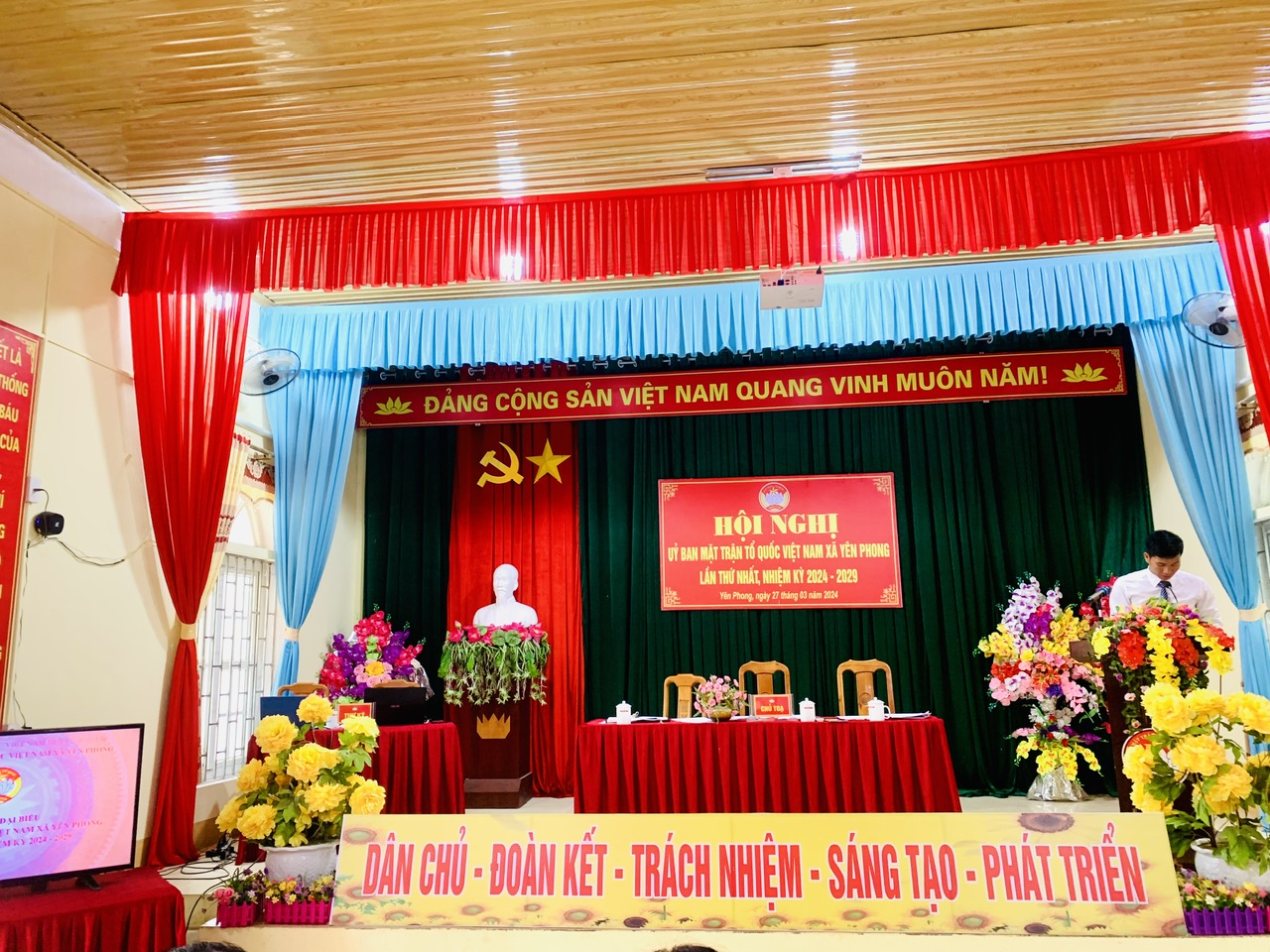 Xã Yên phong tổ chức thành công Đại hội đại biểu Mặt trận tổ quốc Việt Nam xã lần thứ X, nhiệm kỳ 2024 - 2029